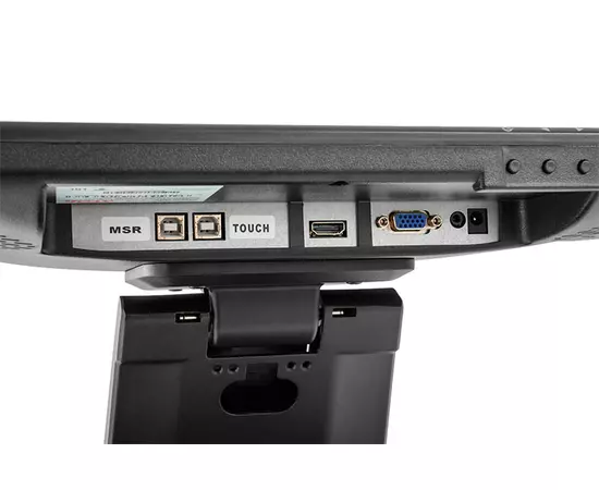 POS-монитор сенсорный 15" АТОЛ TM15, P-CAP, без рамки, ридер МК, HDMI+VGA, складная подставка, встроенные динамики, черный, фото 6
