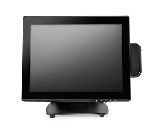 POS-монитор сенсорный 15" АТОЛ TM15, P-CAP, без рамки, ридер МК, HDMI+VGA, складная подставка, встроенные динамики, черный