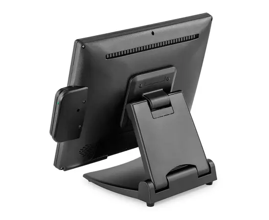 POS-монитор сенсорный 15" АТОЛ TM15, P-CAP, без рамки, ридер МК, HDMI+VGA, складная подставка, встроенные динамики, черный, фото 7